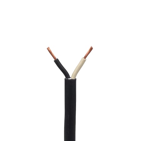 18 AWG SOOW Portable Cord, 2 Conductor 600V Pwr Cbl, EPDM Wires W/CPE Outer Jacket - 1000' Lngth